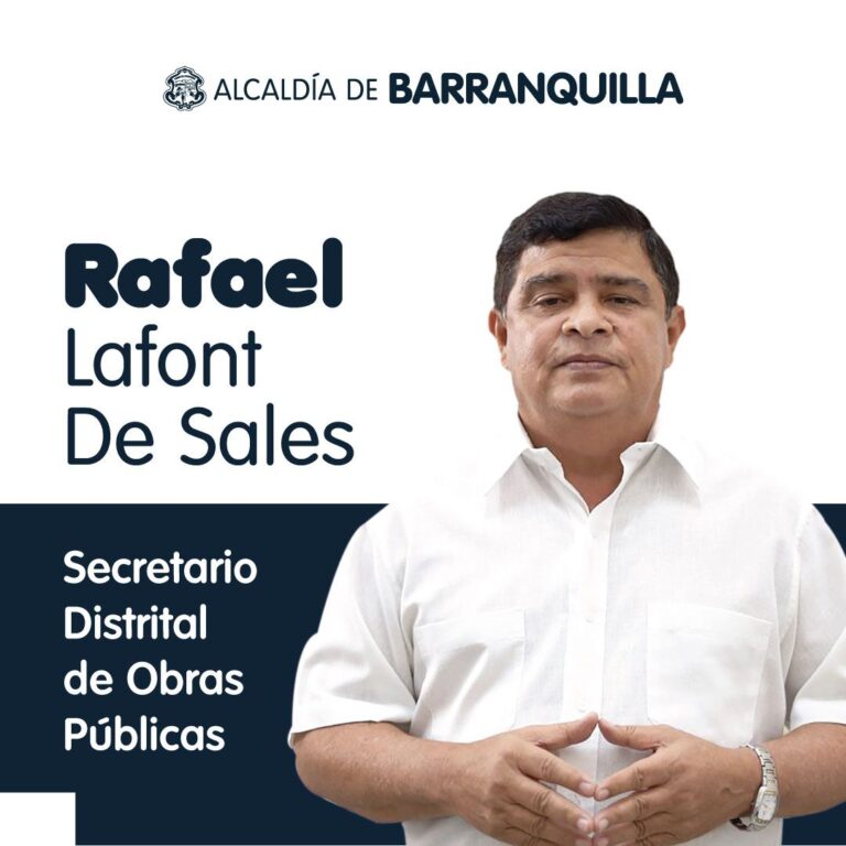 Perfil Rafael Lafont  Secretario Distrital  de Obras Públicas 