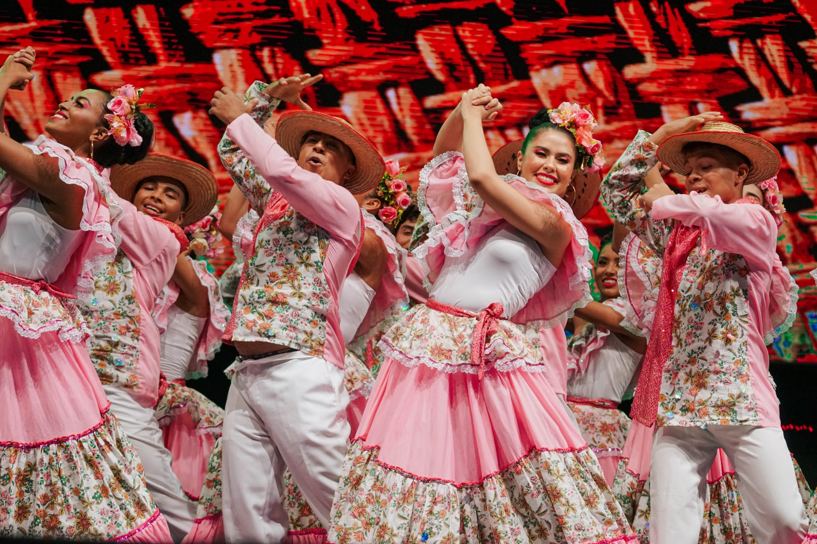 Bailarines de cumbia