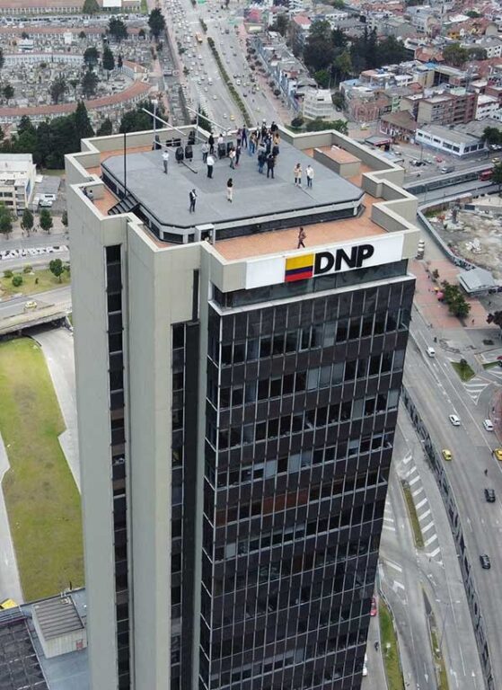 Vista aérea edificio del DNP