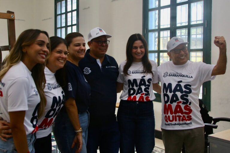 Equipo humano de la campaña contra el trabajo infantil