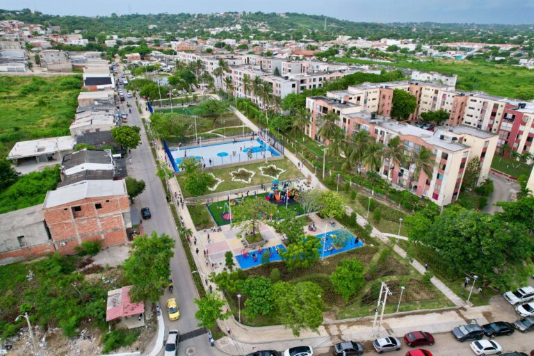 Vista aérea parque Las Estrellas