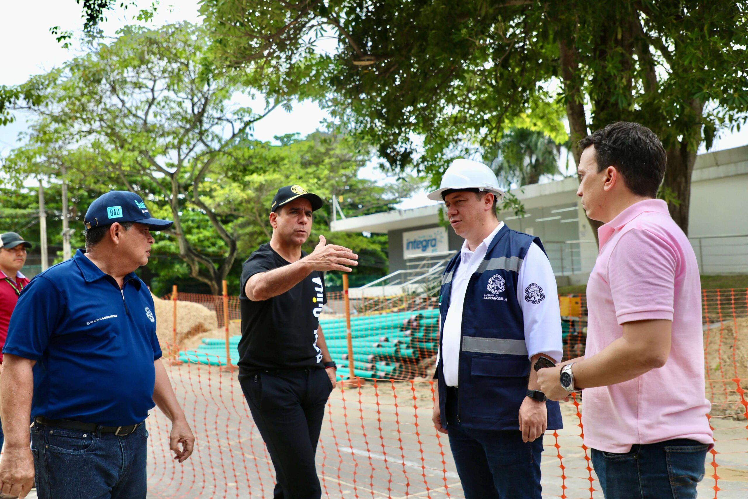 Alcalde Char en recorrido de obras