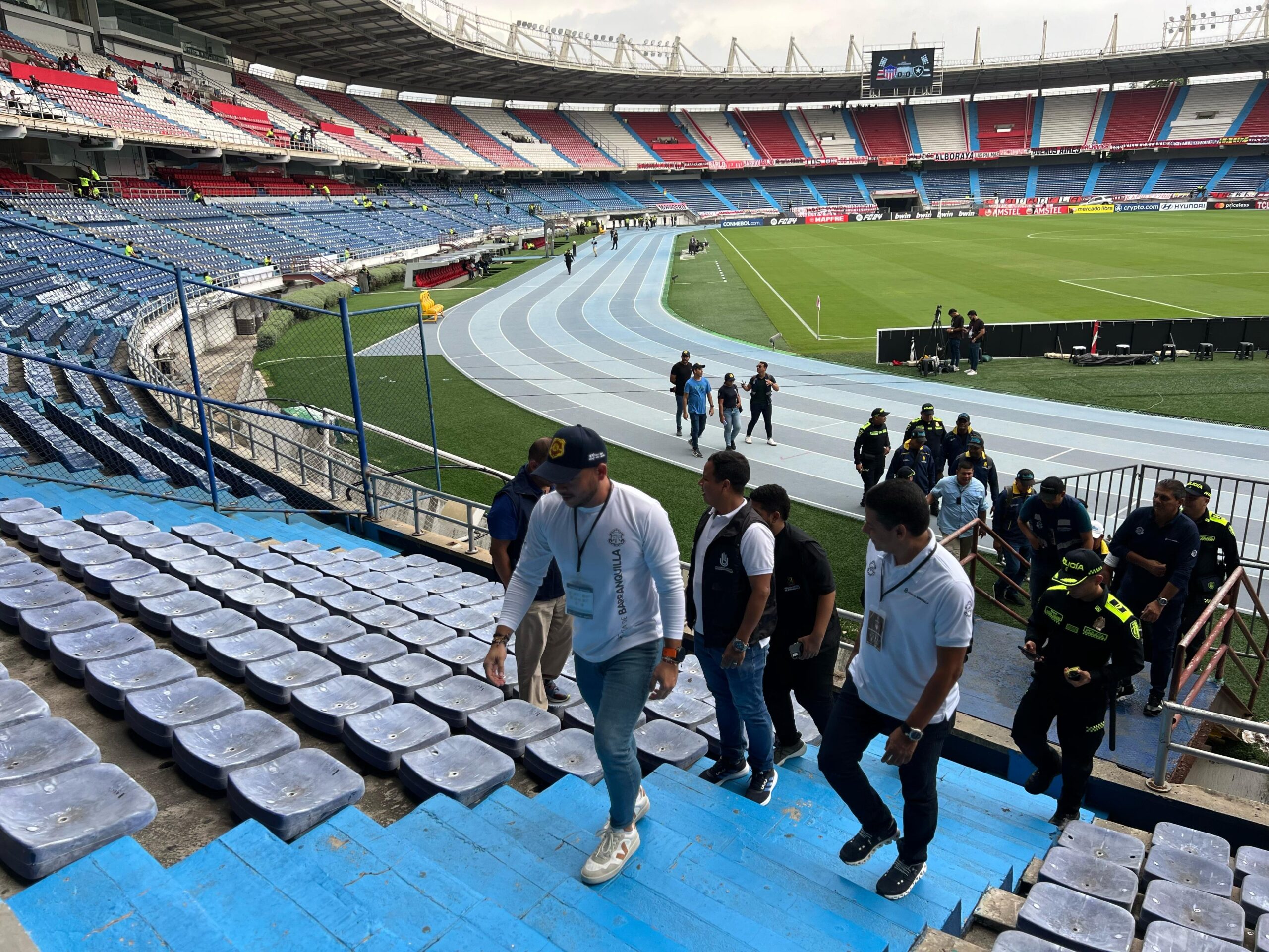 Secretario de Gobierno inspecciona el estadio Metropolitano