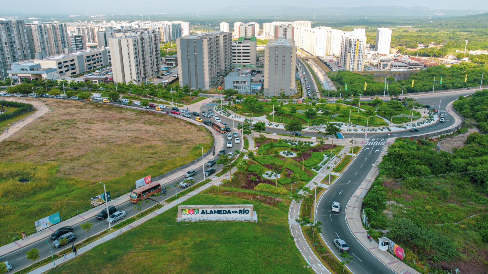 Panorámica del sector Alameda del Río