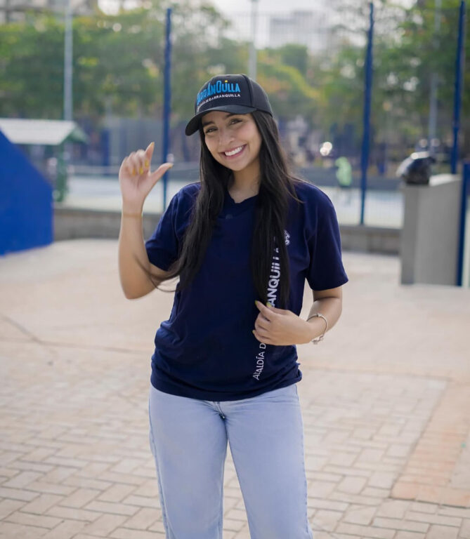 Isabella Visbal, funcionaria Secretaria de Recreación y Deportes de Barranquilla