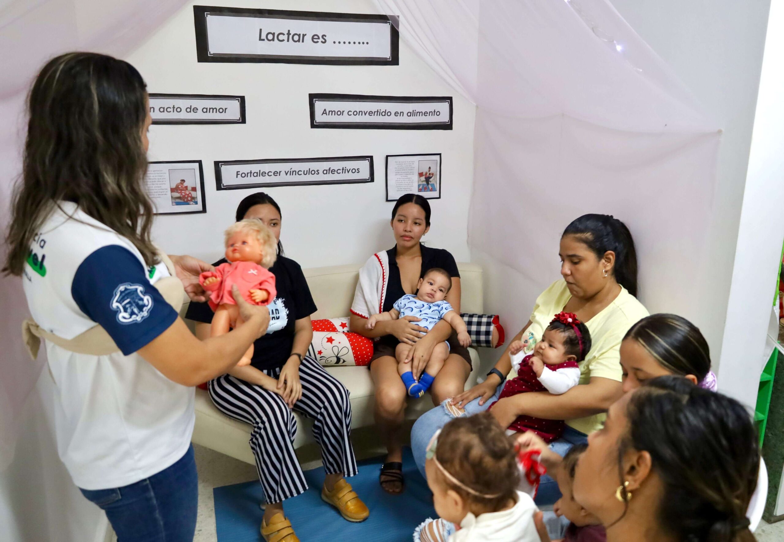 Madres lactantes en socialización