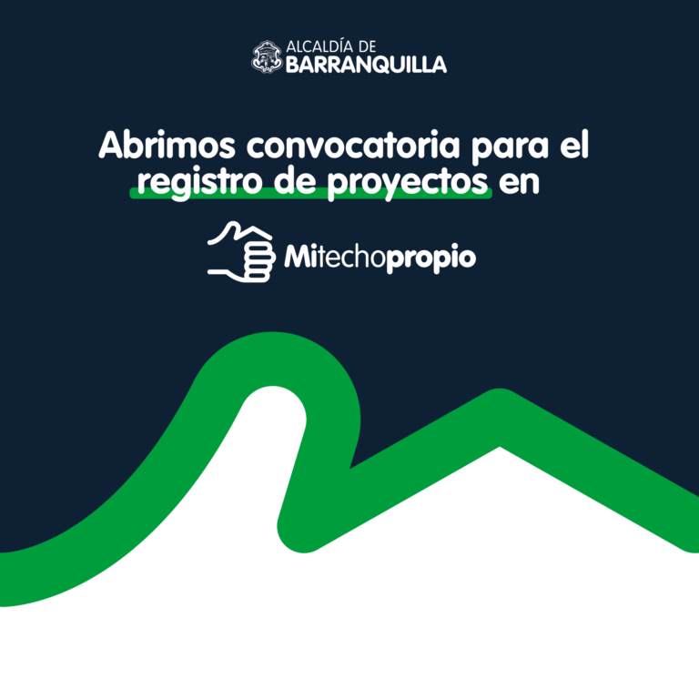 Abrimos convocatoria para el registro de proyectos en Mi Techo Propio