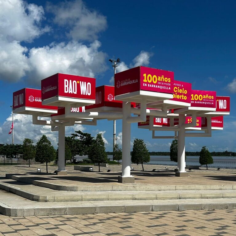 Publicidad en Gran Malecón alusiva a Barranquilla es moda.