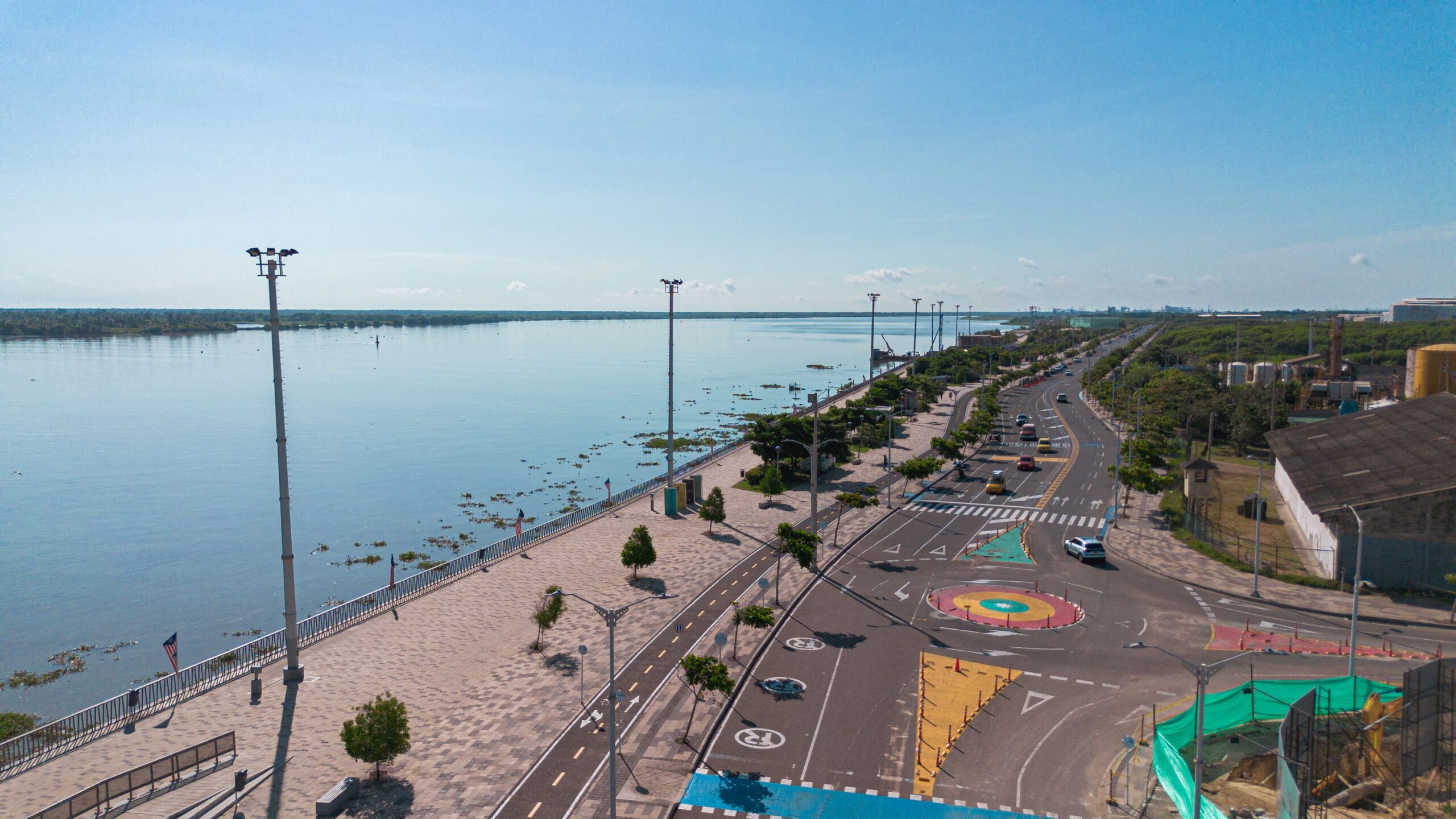 Foto panorámica del Gran Malecón del Río