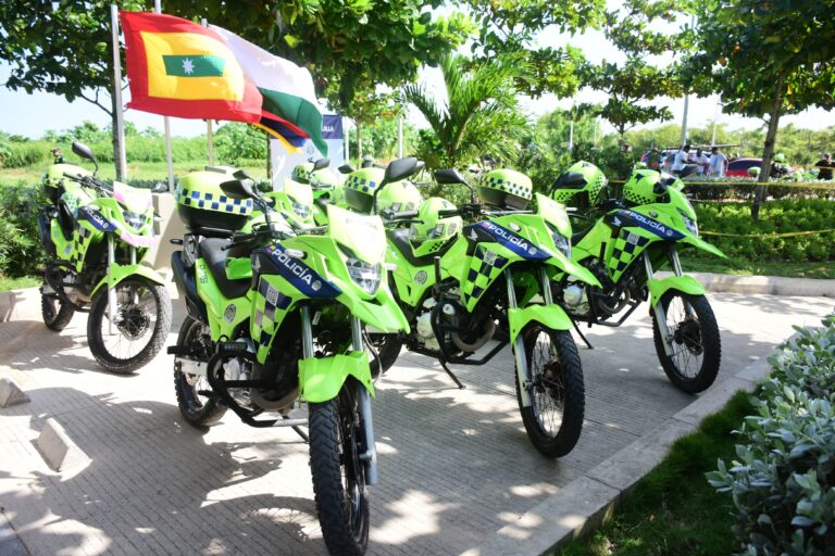 Motos de los policías