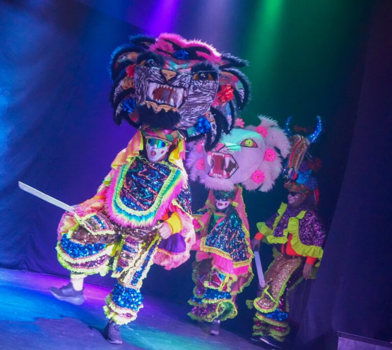 Bailarines de comparsas de la danza del Congo.