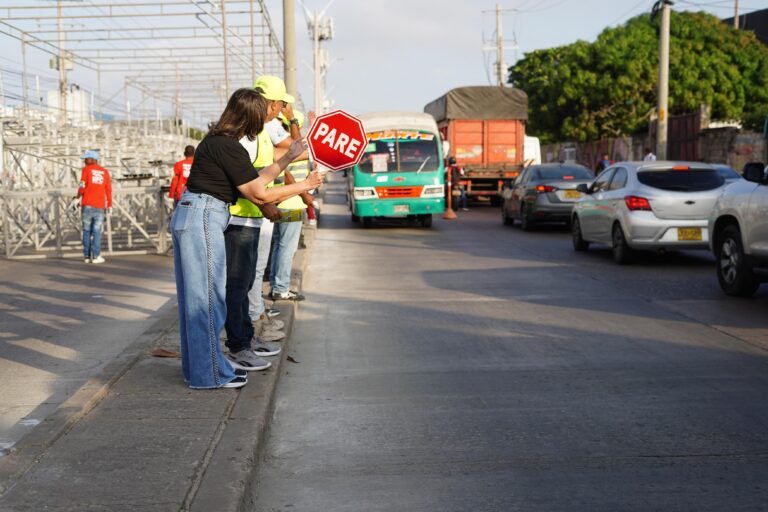 Inició pico y placa Vía 40