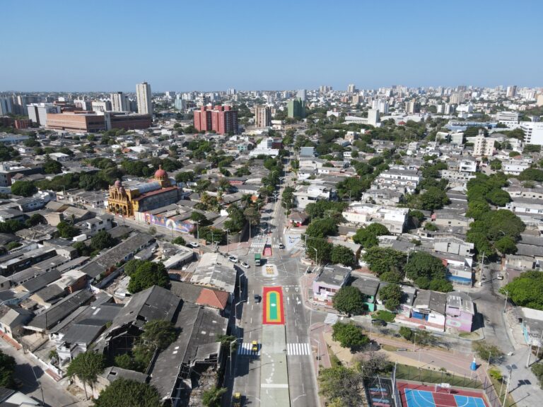 Panorámica de la ciudad de Barranquilla.