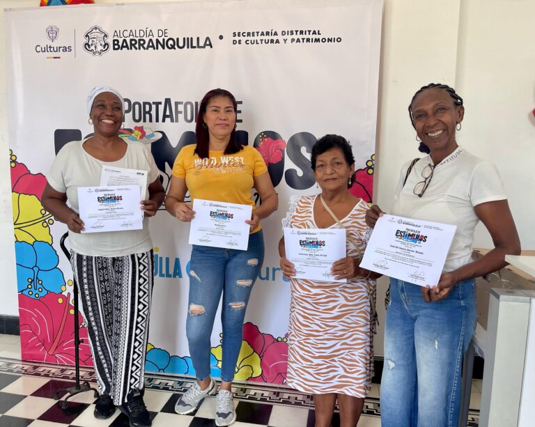 Mujeres beneficiarias del portafolio de estímulos carnaval 2025.