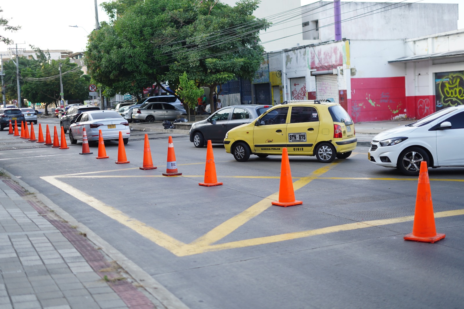 Señalización en vías por cierres programados