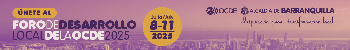 Banner foro de desarrollo local de la OCDE 2025