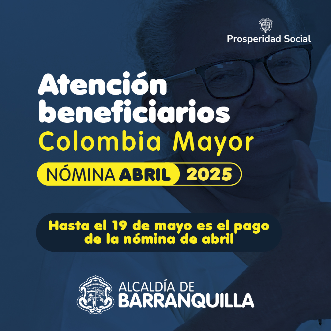Aviso para los beneficiarios del programa Colombia Mayor