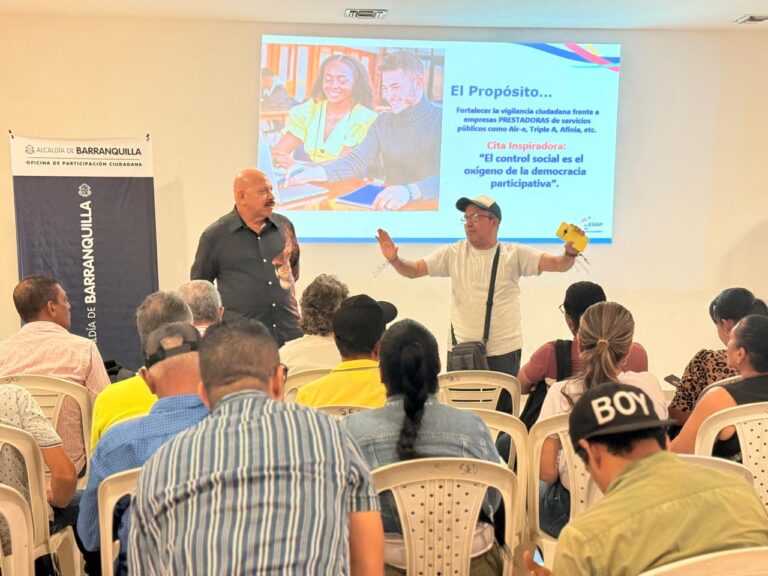 Espacio de preguntas y respuestas en la capacitación de Control social a los servicios públicos.