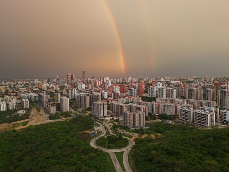 Vista panorámica de la ciudad de Barranquilla.