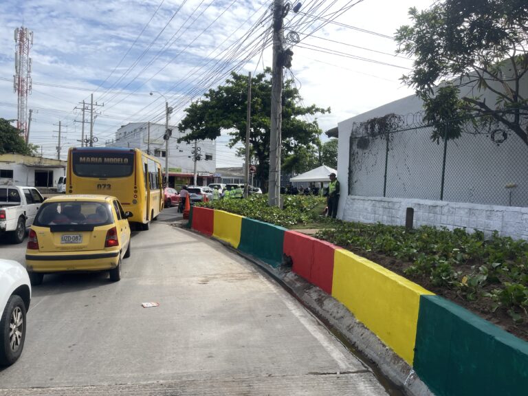 Sector de Las Flores recuperado con paisajismo cerca a vía principal