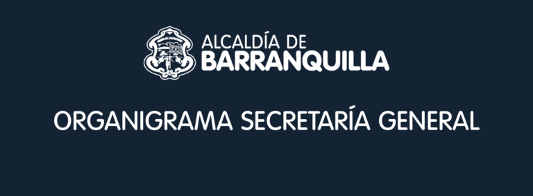Banner con título organigrama Secretaría General