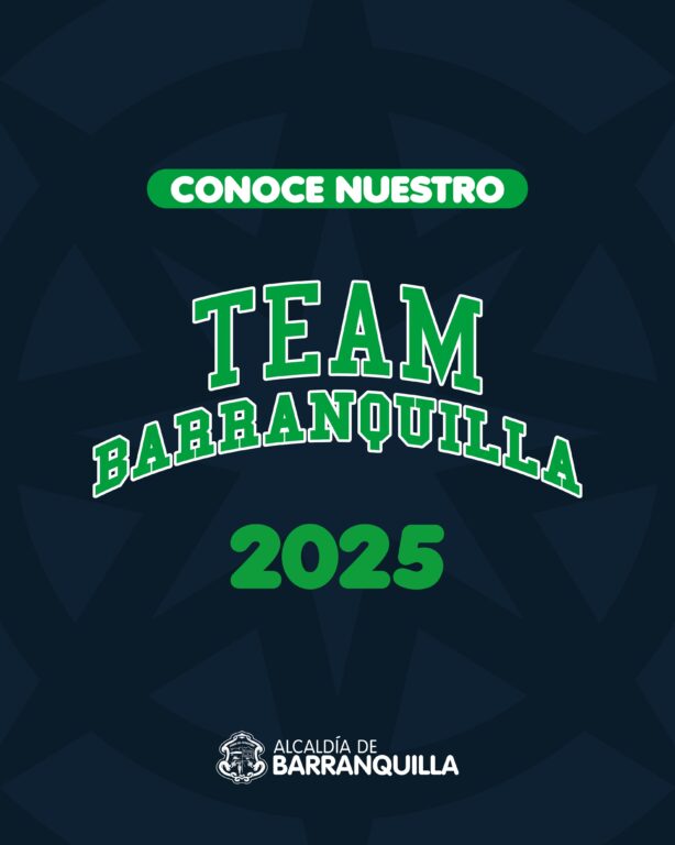 Pieza gráfica del Team Barranquilla