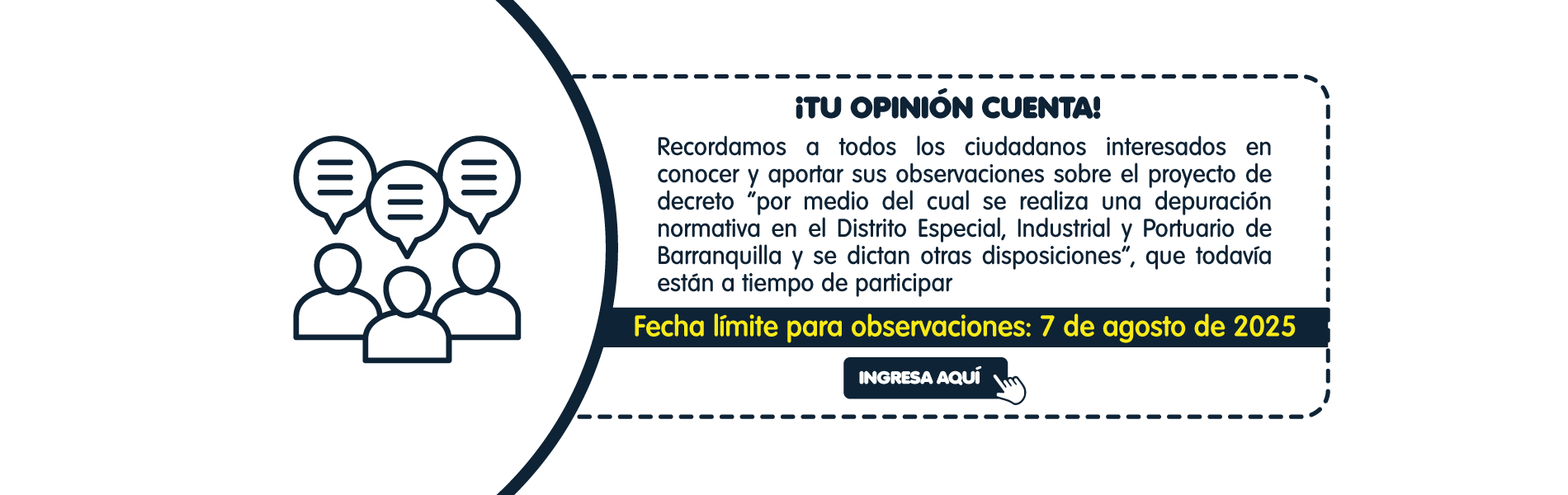Banner Proyecto Decreto Depuración Normativa