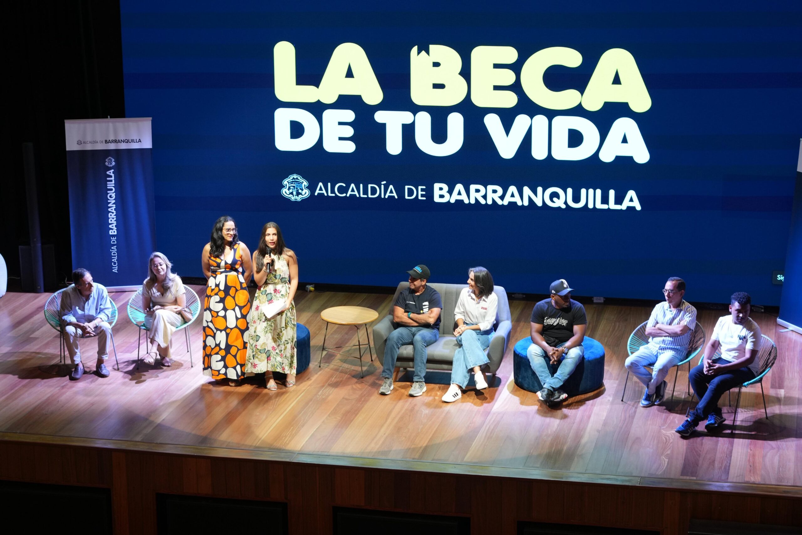 Evento de socialización del programa “La Beca de tu Vida” de la Alcaldía de Barranquilla.