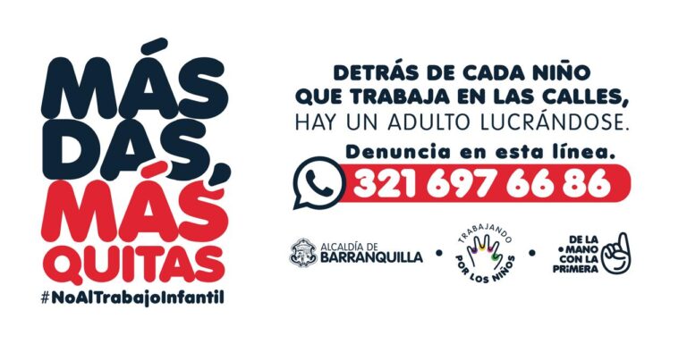 banner trabajando por los niños 