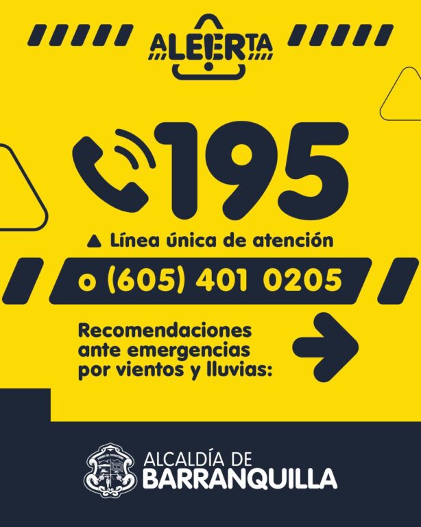 Pieza gráfica sobre recomendaciones de lluvias.