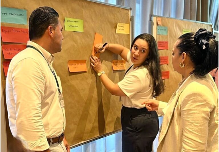 grupo de la alcaldía de Barranquilla representando en el Bloomberg Cities Idea Exchange Learning Tour en São Paulo