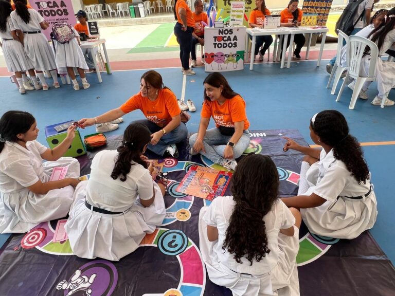 Actividades de los jóvenes durante el Foro de Prevención del Embarazo