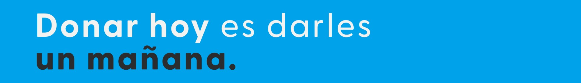Banner alusivo a campaña para animales