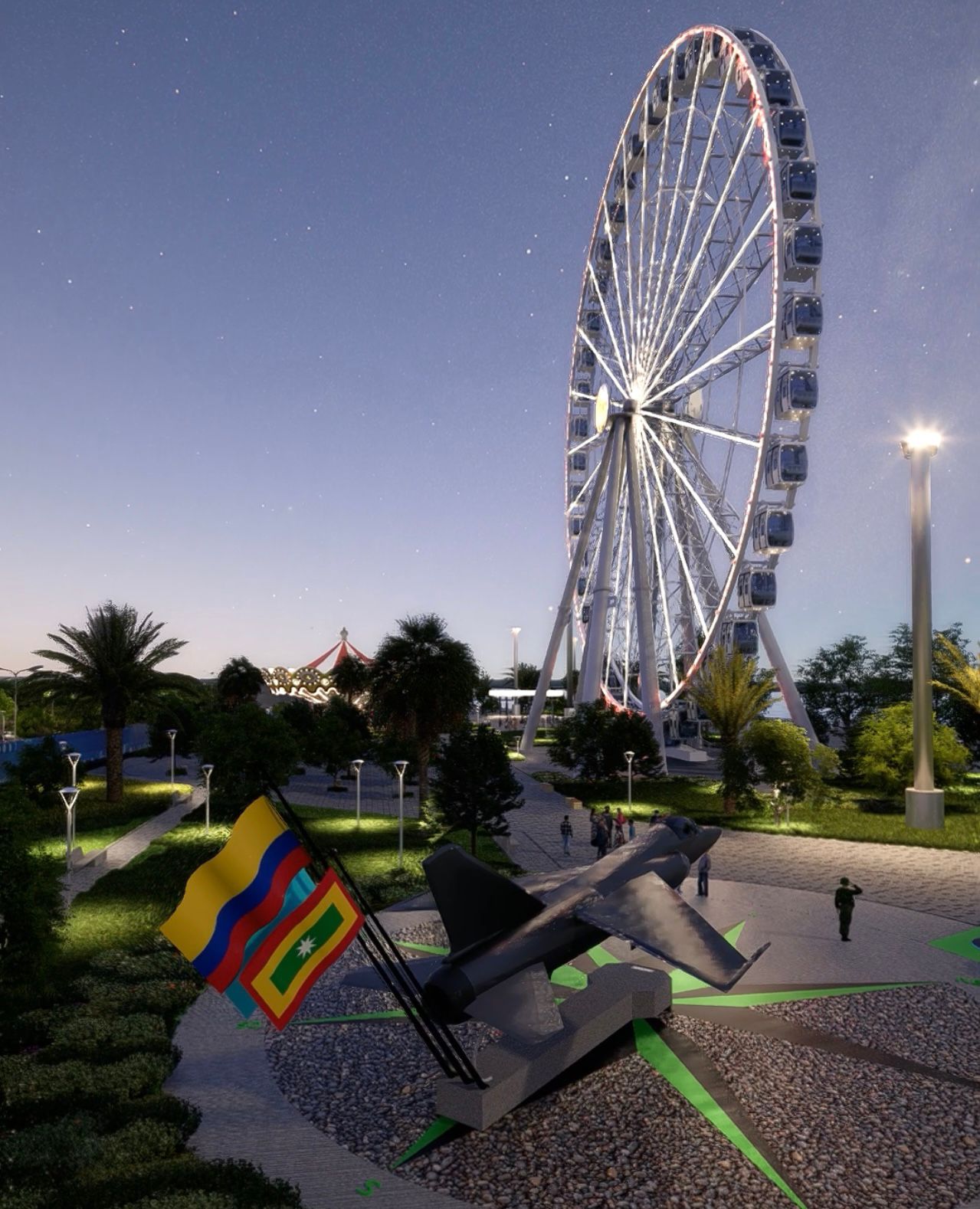 Render del proyecto Luna de Río