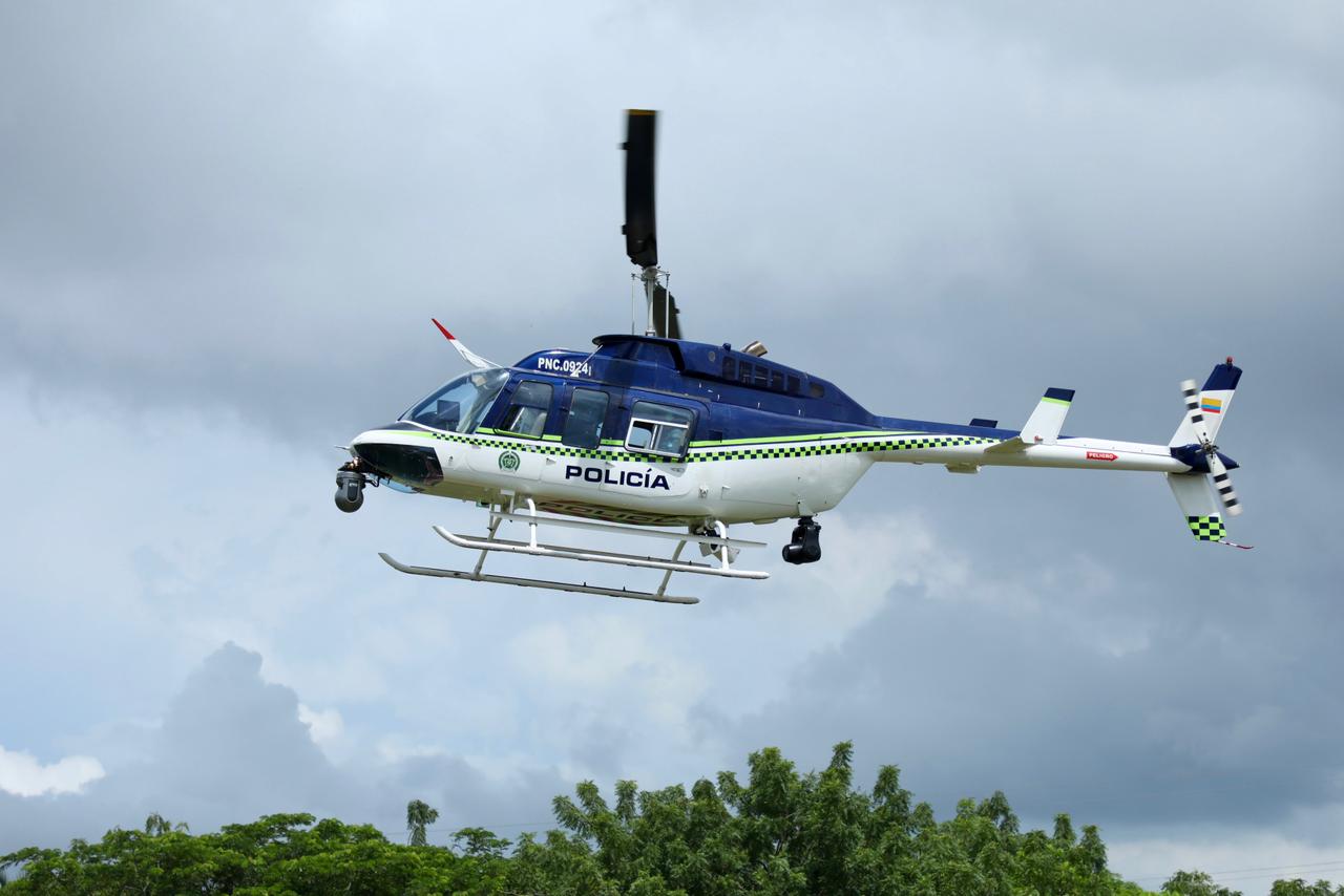 Helicóptero de la policía