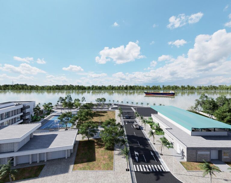 render Estación Guardacostas de Barranquilla