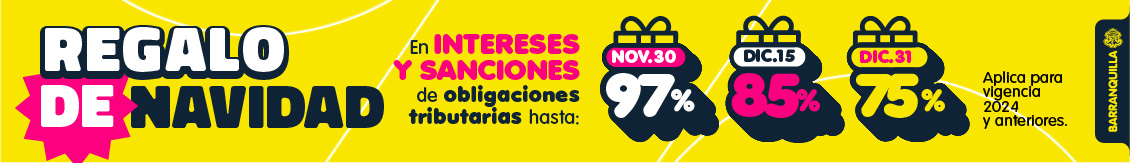 Banner alivios tributarios 2025