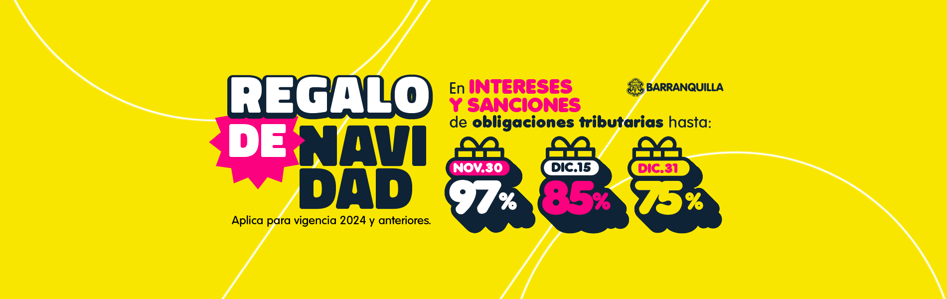 Banner alivios tributarios 2025