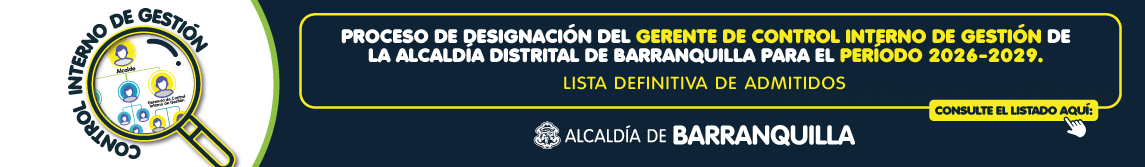 Banner listado definitivo Convocatoria Gerente control interno