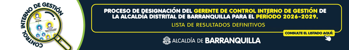 Banner Lista de resultados definitivos Gerente Control Interno