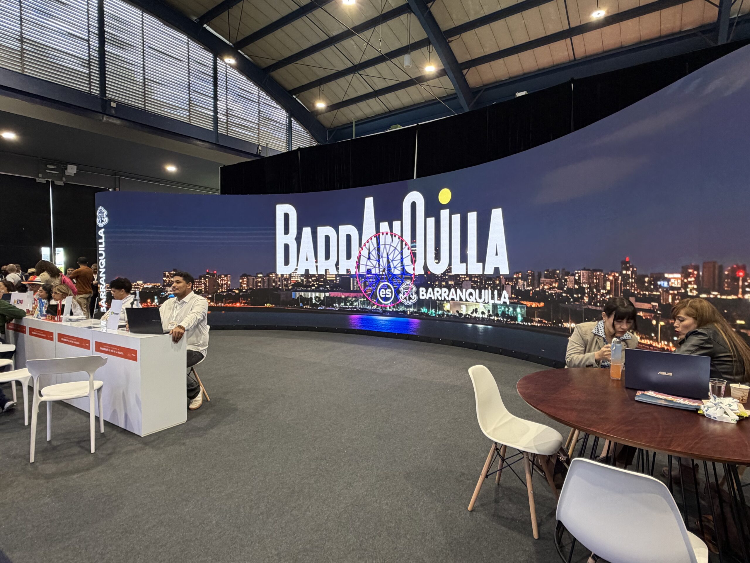 stand de Barranquilla en Corferias