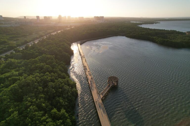 Vista aérea de Ciénega de mallorquín