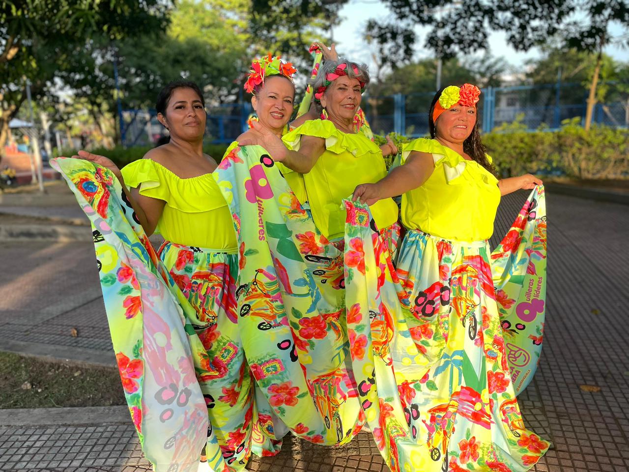 Comparsa de mujeres Quilleras Líderes