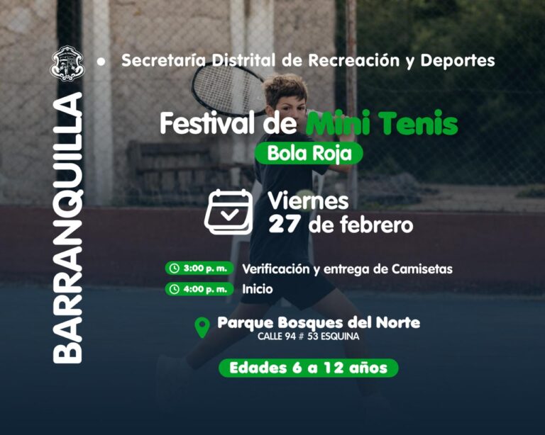 pieza invitación a participar minitenis