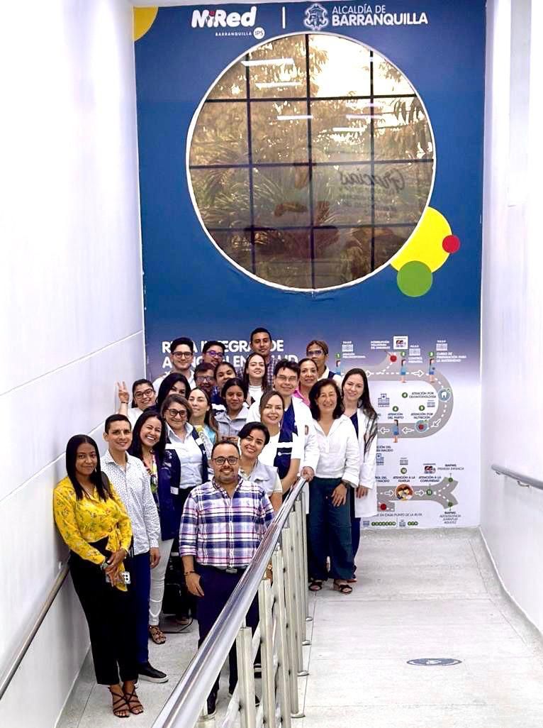 Personal del Ministerio de Salud, proyecto PAIS y Secretaría de Salud para la atención a gestantes